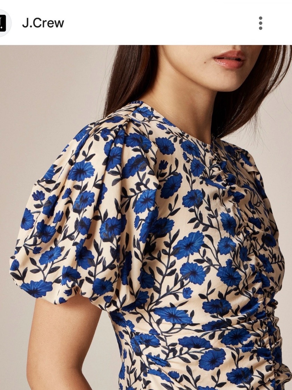 J Crew Veranda Blouse in Size 8 in Beautiful Floral Print.